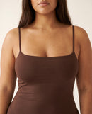 Robe Longue Moulante à Bretelles