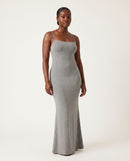 Robe Longue Moulante à Bretelles