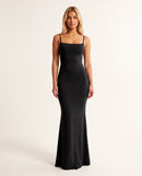 Robe Longue Moulante à Bretelles
