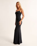 Robe Longue Moulante à Bretelles