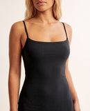 Robe Longue Moulante à Bretelles