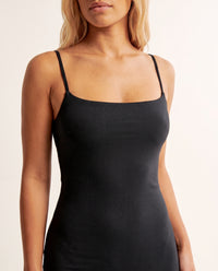 Robe Longue Moulante à Bretelles